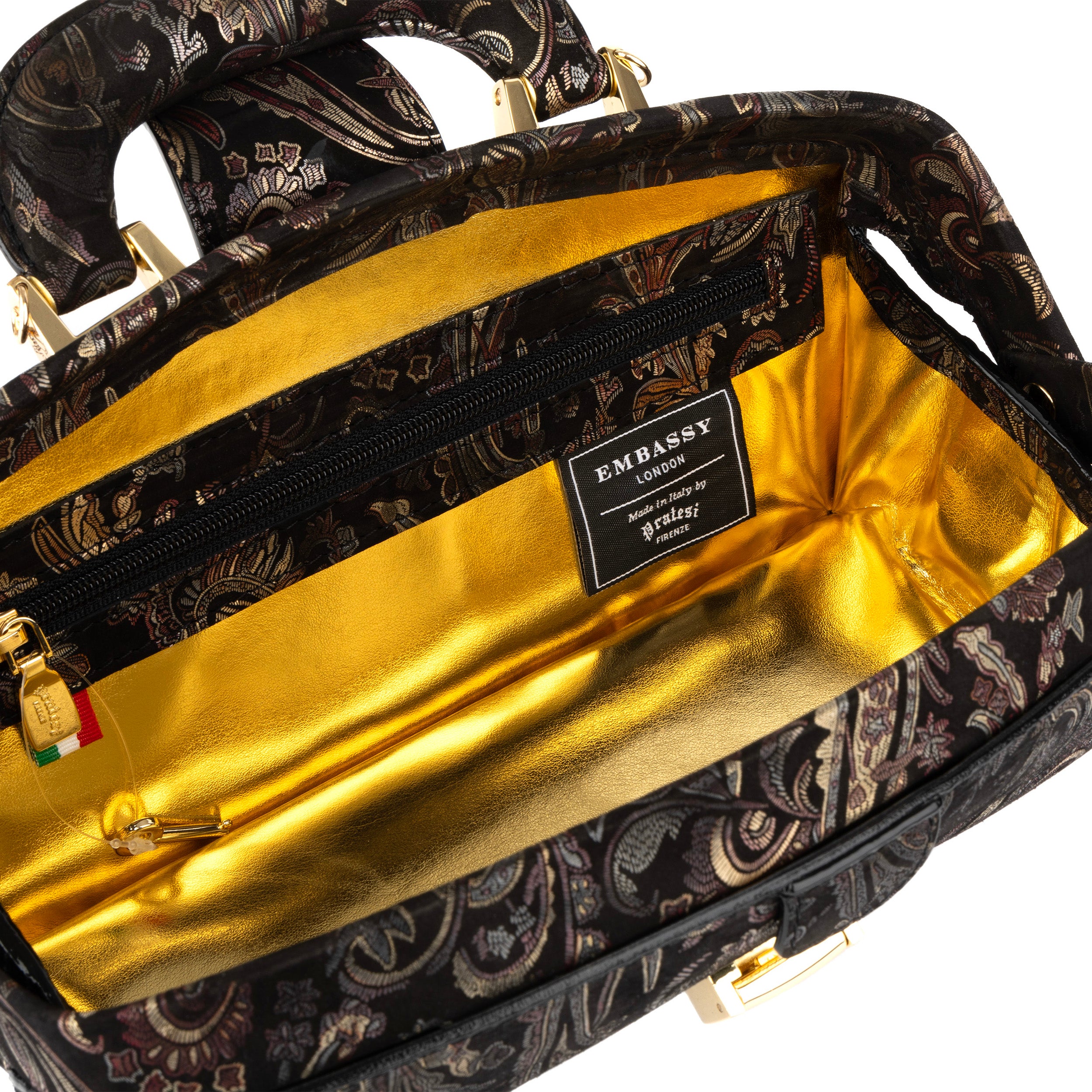 Gazelle - Black & Gold & Burgundy