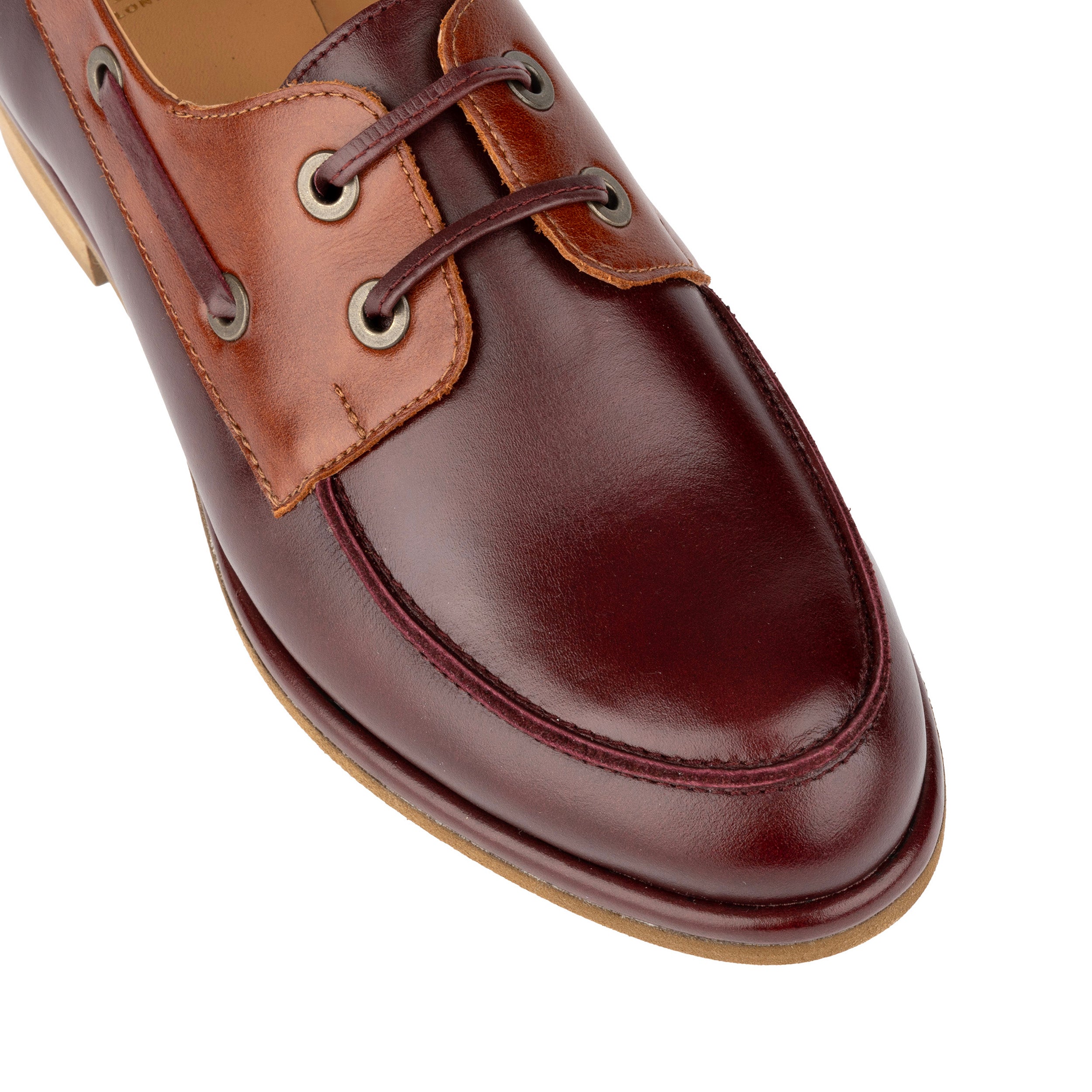 Boatie - Brown Mix - Women's leather boat shoe