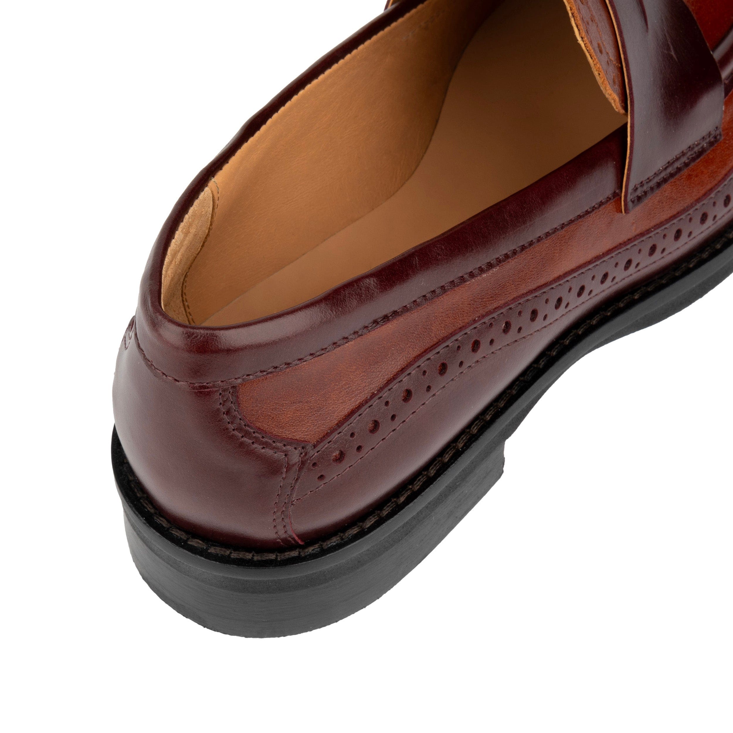 Angelina - Brown - Women's leather penny loafer