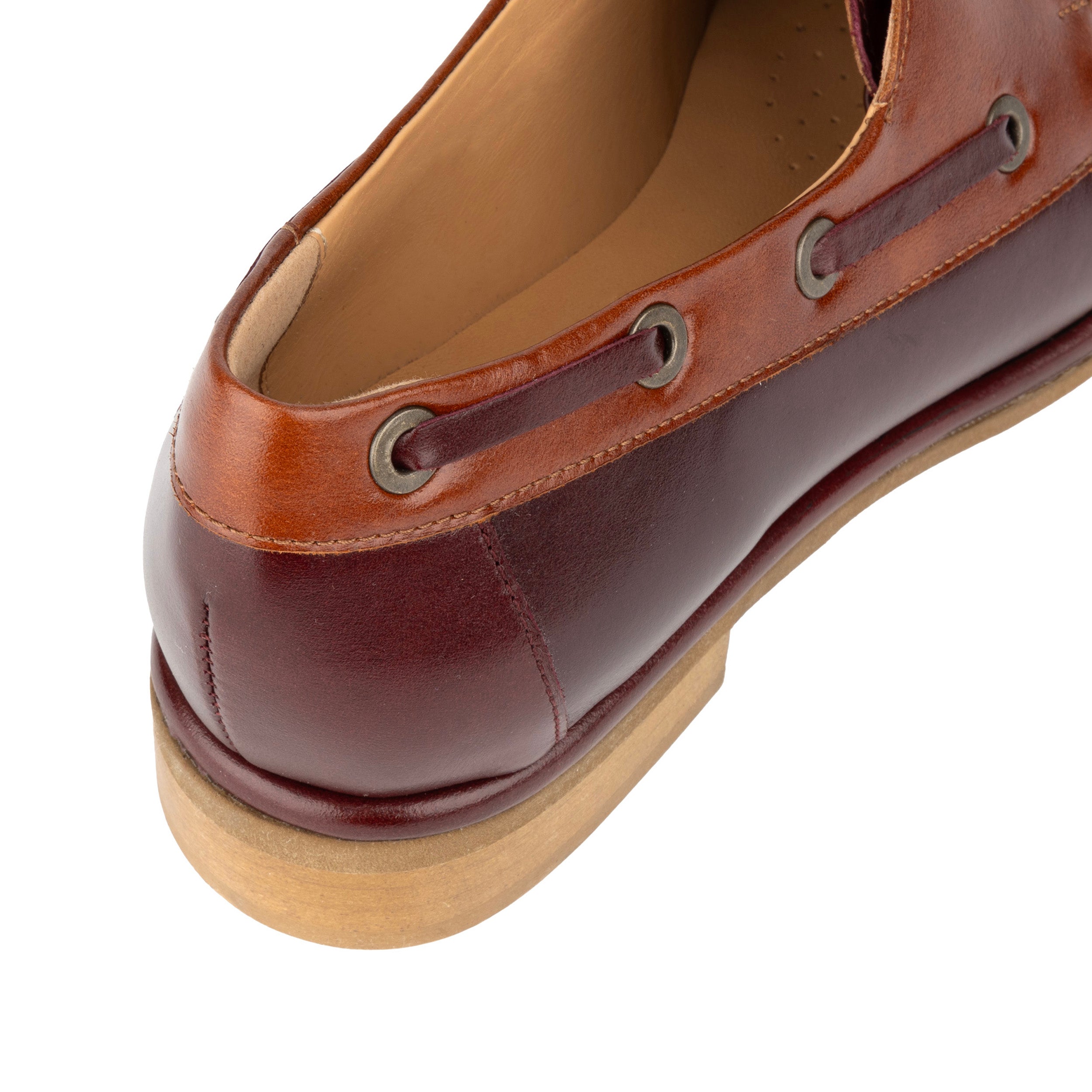 Boatie - Brown Mix - Women's leather boat shoe