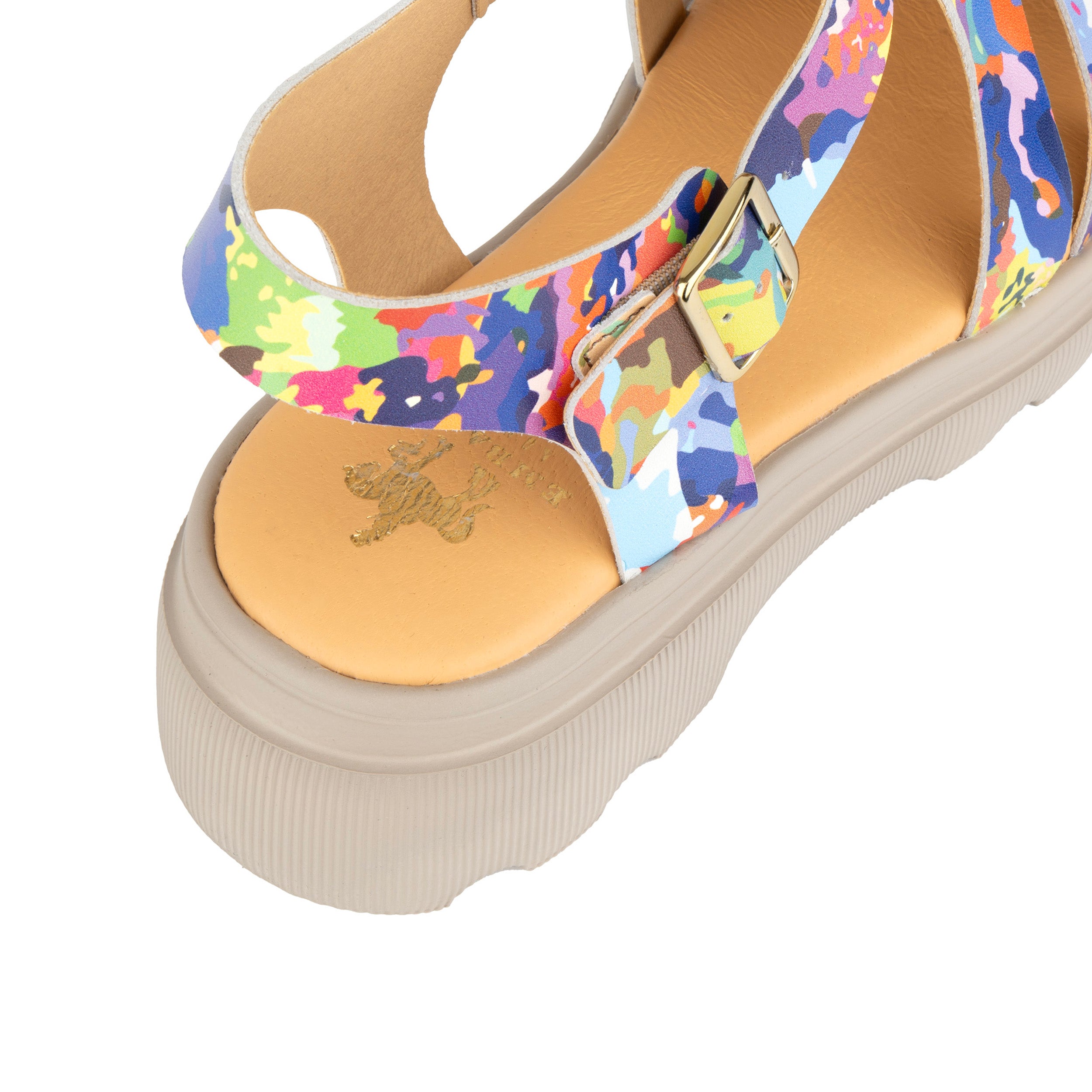 Skipper - Summer Multi - Platform Leather Fisherman Sandal