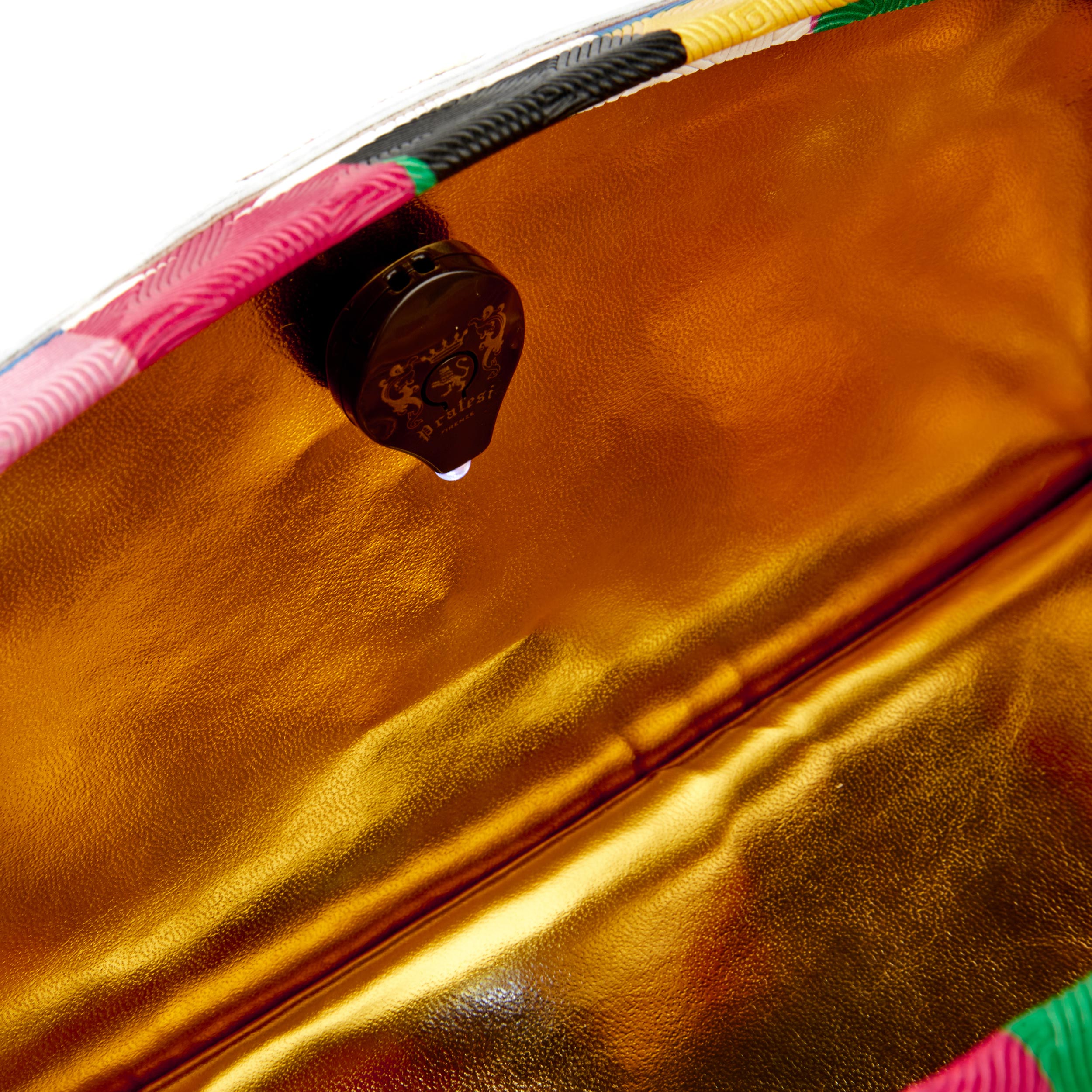 Gazelle - Groovy - Top handle bag in colourful genuine leather and LED inside