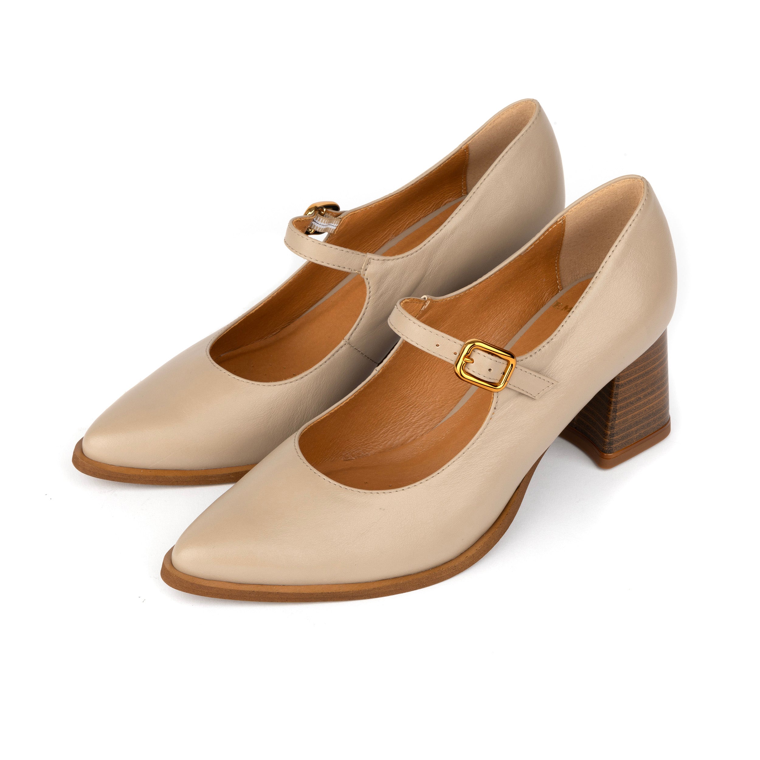 Hyde - Brown - Women's Leather Mary Jane Pump