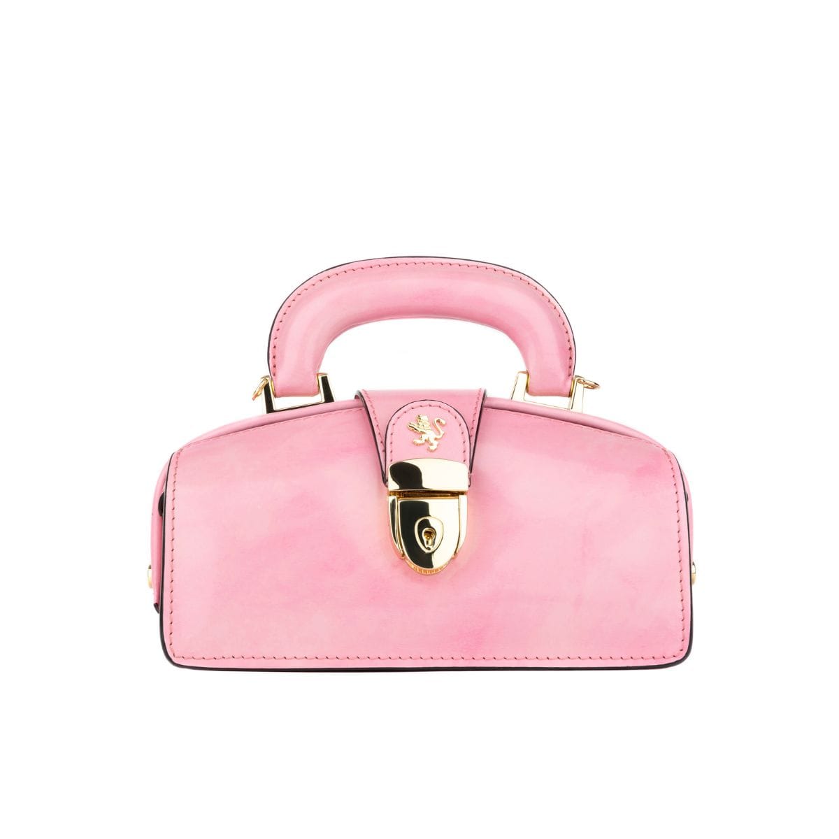 Gazelle Mini - Light Pink - Women’s mini patent leather top handle & crossbody bag