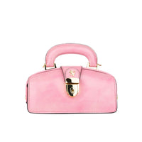 Gazelle Mini - Light Pink - Women’s mini patent leather top handle & crossbody bag