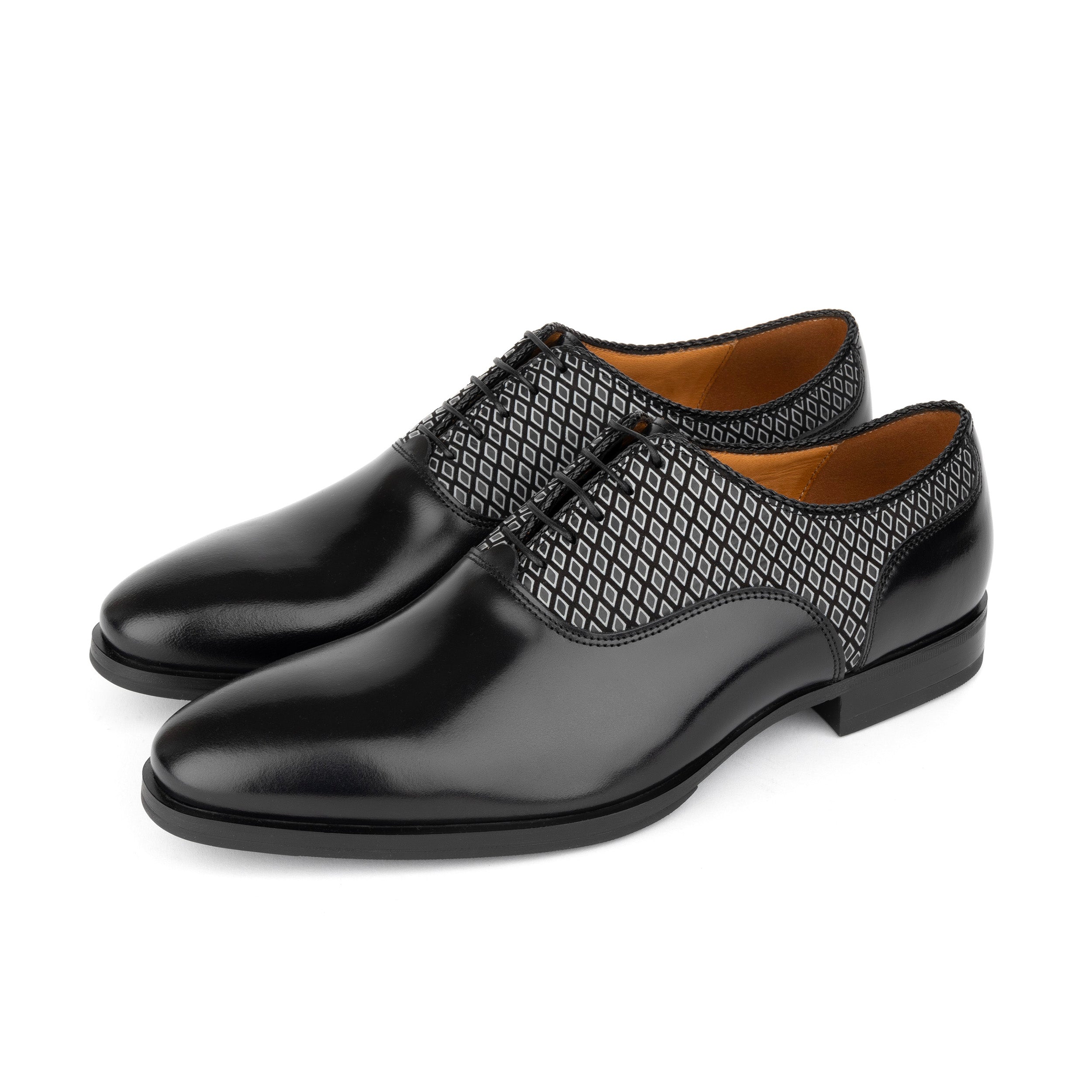 Arthur - Black & Black Diamond - Men’s Leather Dress Shoe