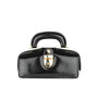 Gazelle Mini - Gold & Black - Women’s mini patent leather top handle & crossbody bag