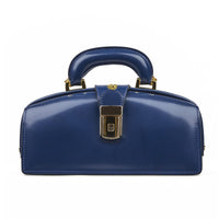Gazelle - Royal Blue - Women’s patent leather top handle & crossbody bag