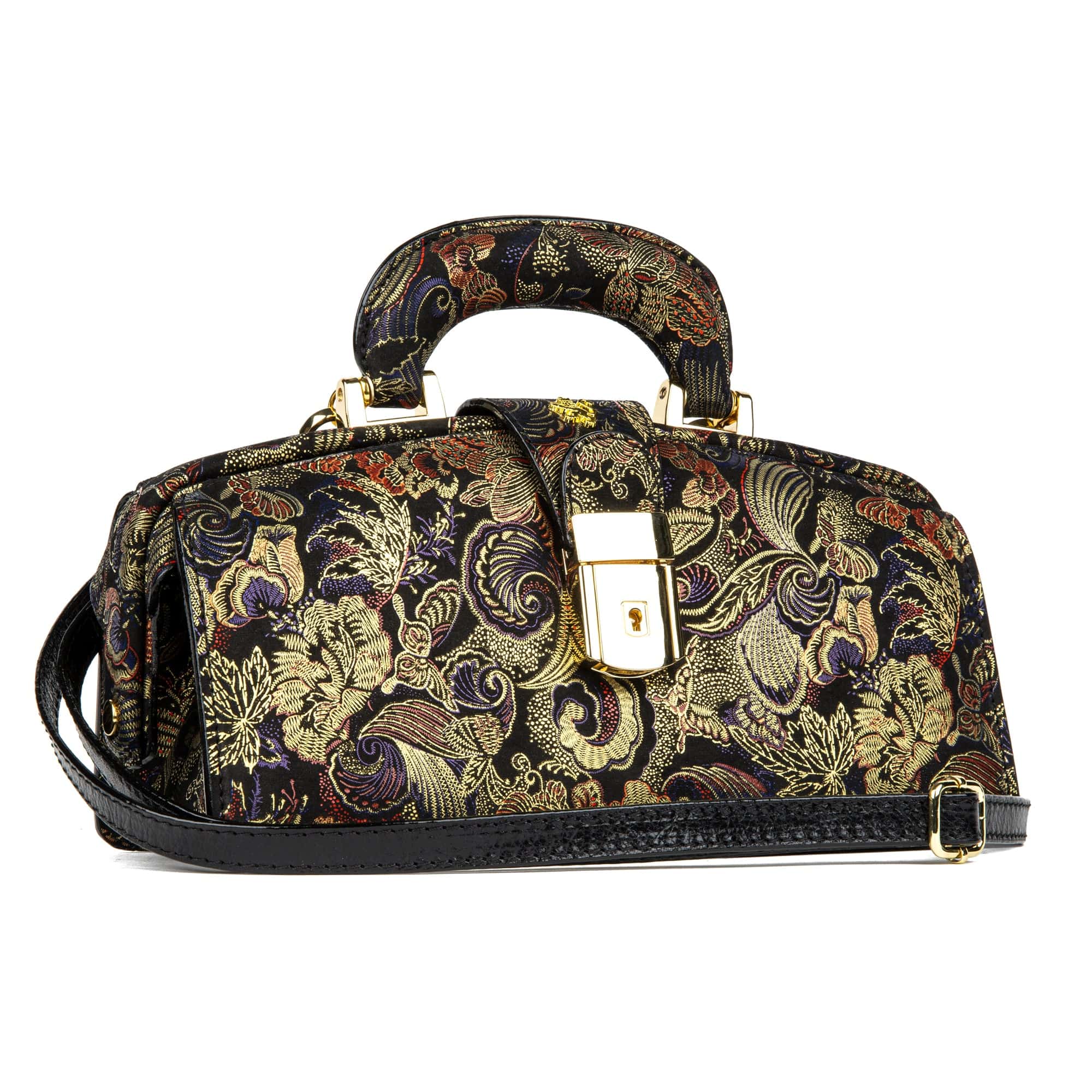 Gazelle - Black Multi - Women’s leather top handle & crossbody bag